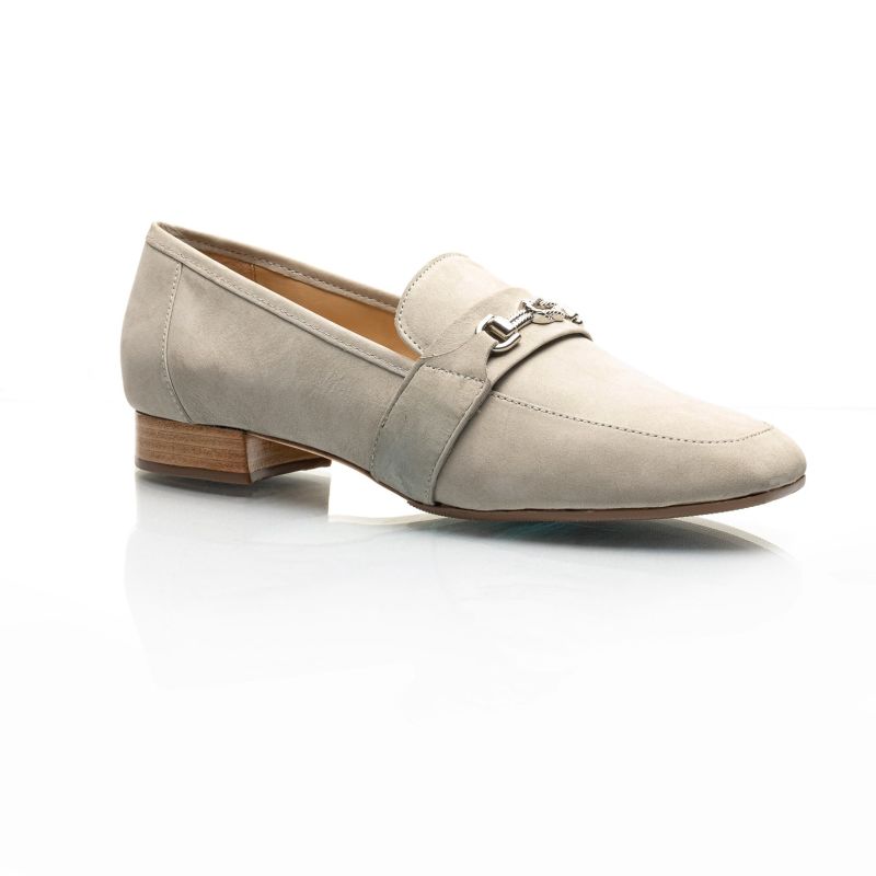 Adonis Taupe Nubuck Leather Loafer image