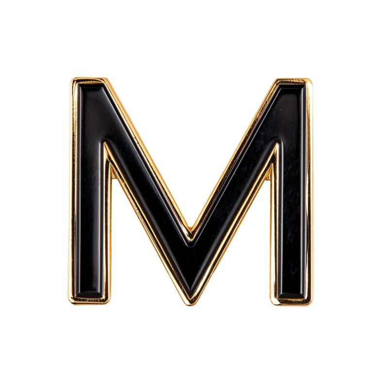 Enamel Letter M Pin image