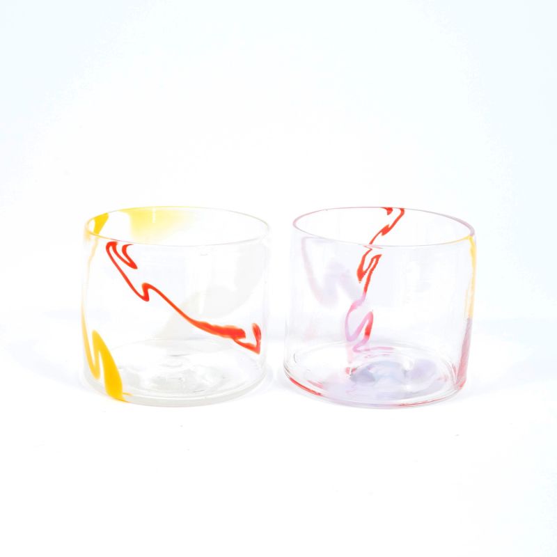 Wiggly Wine Glass Cups