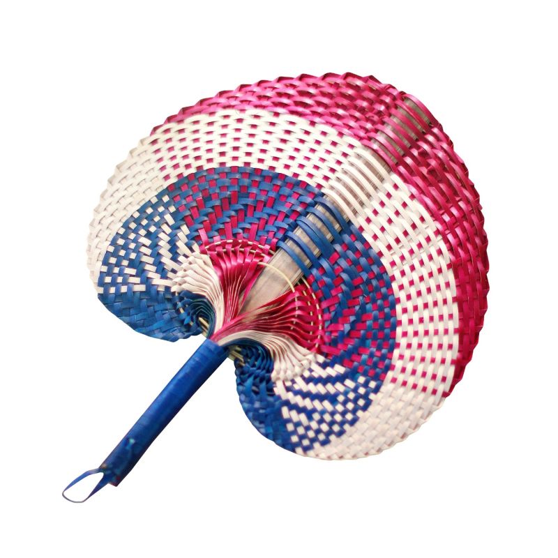 Cali Balinese Woven Hand Fan image