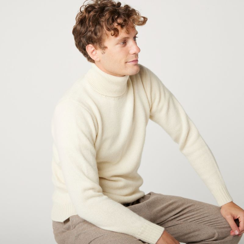 Makers Stitch Polo Neck Cream image