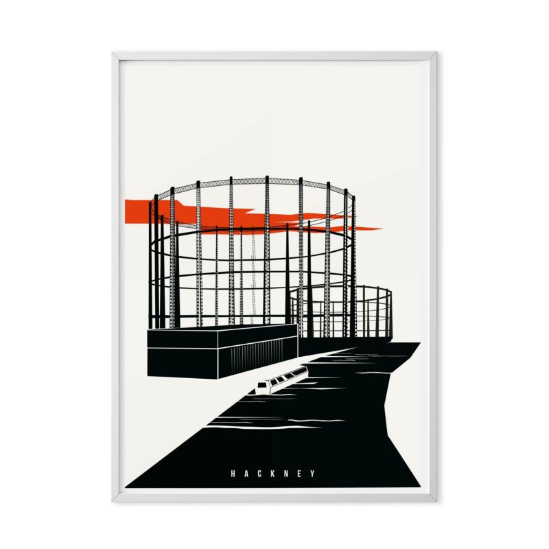 The Industrial Skeletons Of Hackney Art Print image