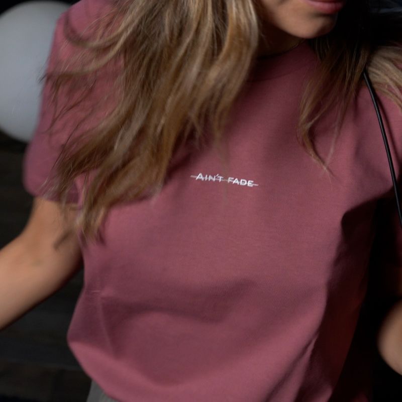 AIN´T FADE Organic Cotton T-Shirt - Dusty Pink image