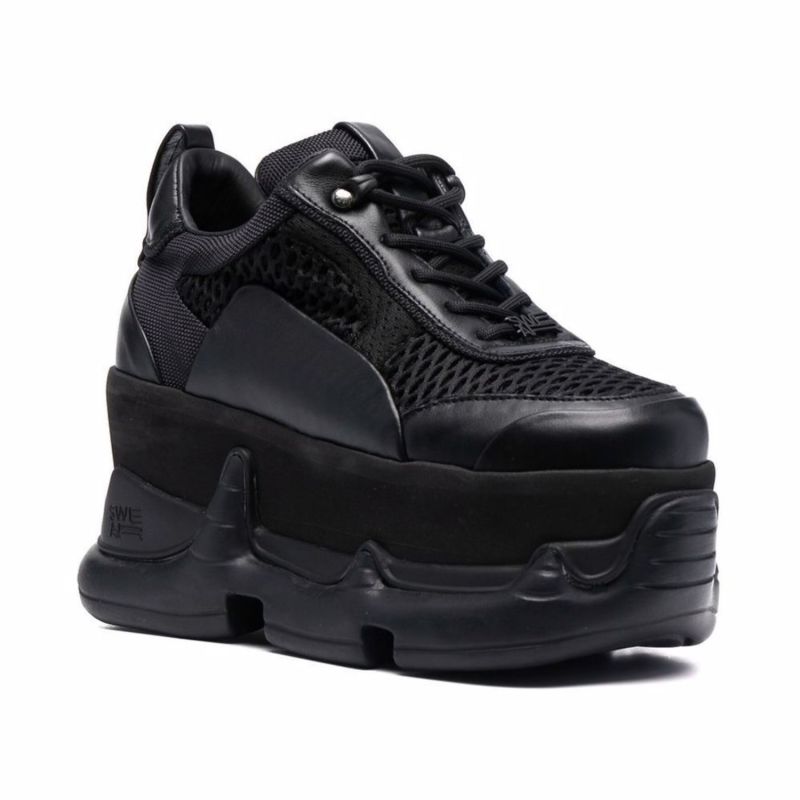 Air Rev. Nitro Sky Platform Sneakers - Triple Black image