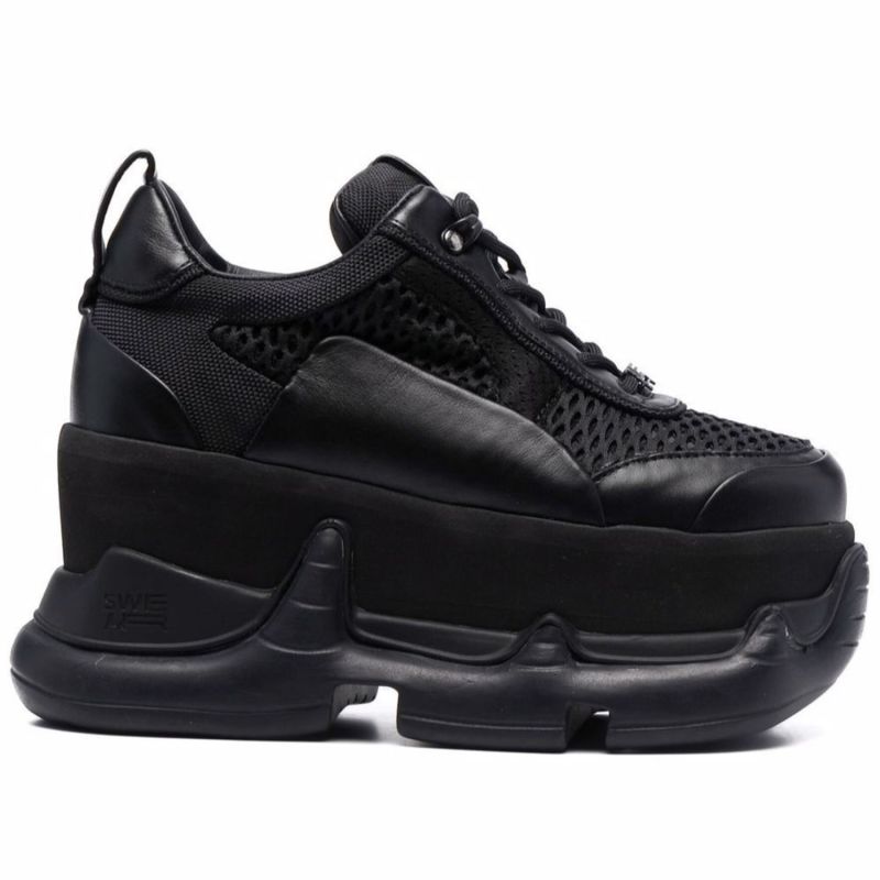 Air Rev. Nitro Sky Platform Sneakers - Triple Black image