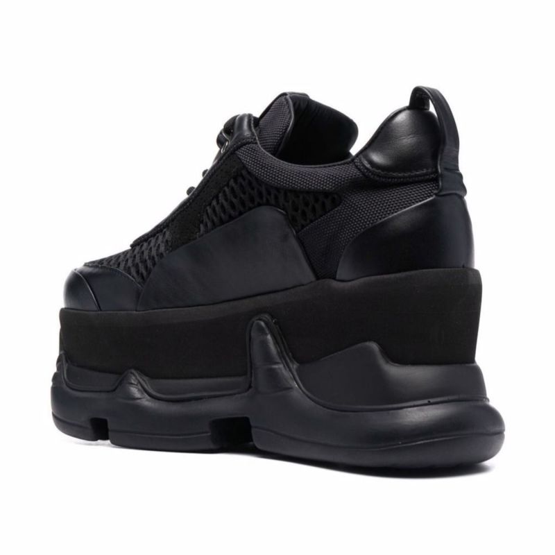 Air Rev. Nitro Sky Platform Sneakers - Triple Black image
