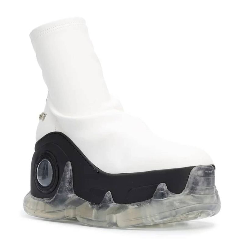 Air Rev. Xtra Vegan Platform Boots - White image