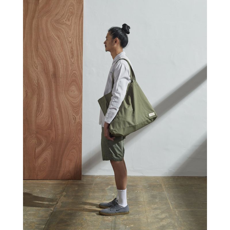 The 4001 Large Organic Tote Bag - Army Green image