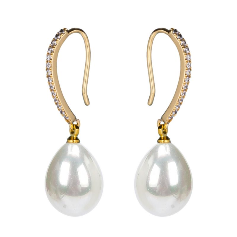 Bijou Mother of Pearl Hook Earrings image