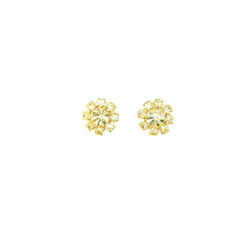 Florentine Garden Yellow Stud Earrings image