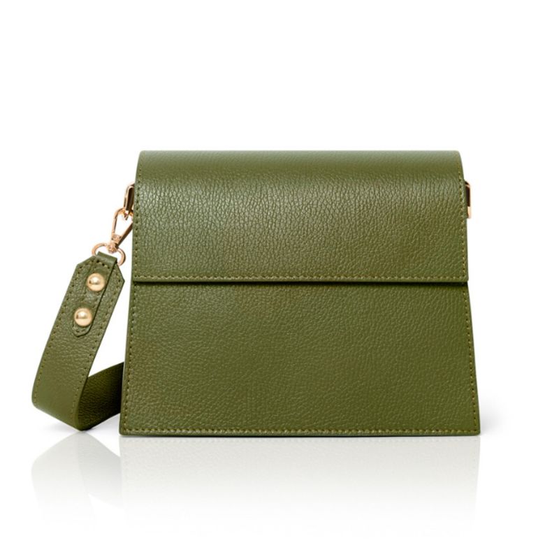 Alba Handbag In Olive Green image