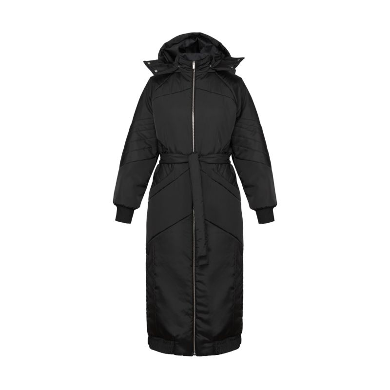 Alba Long Jacket - Black image