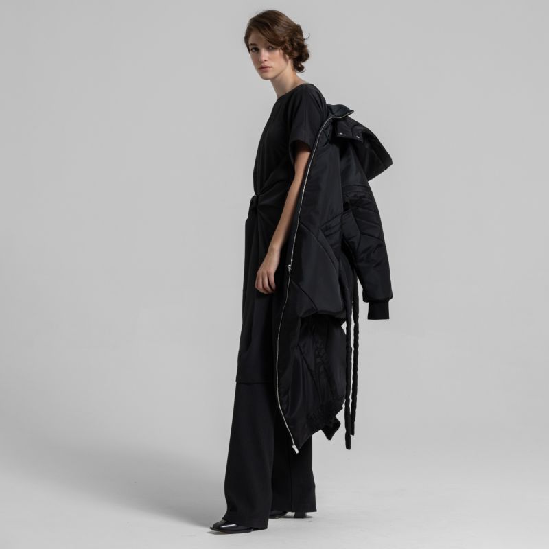 Alba Long Jacket - Black image
