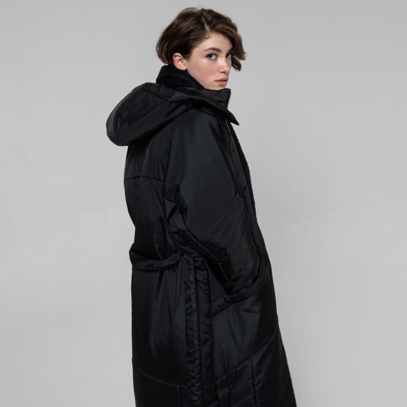 Alba Long Jacket - Black image