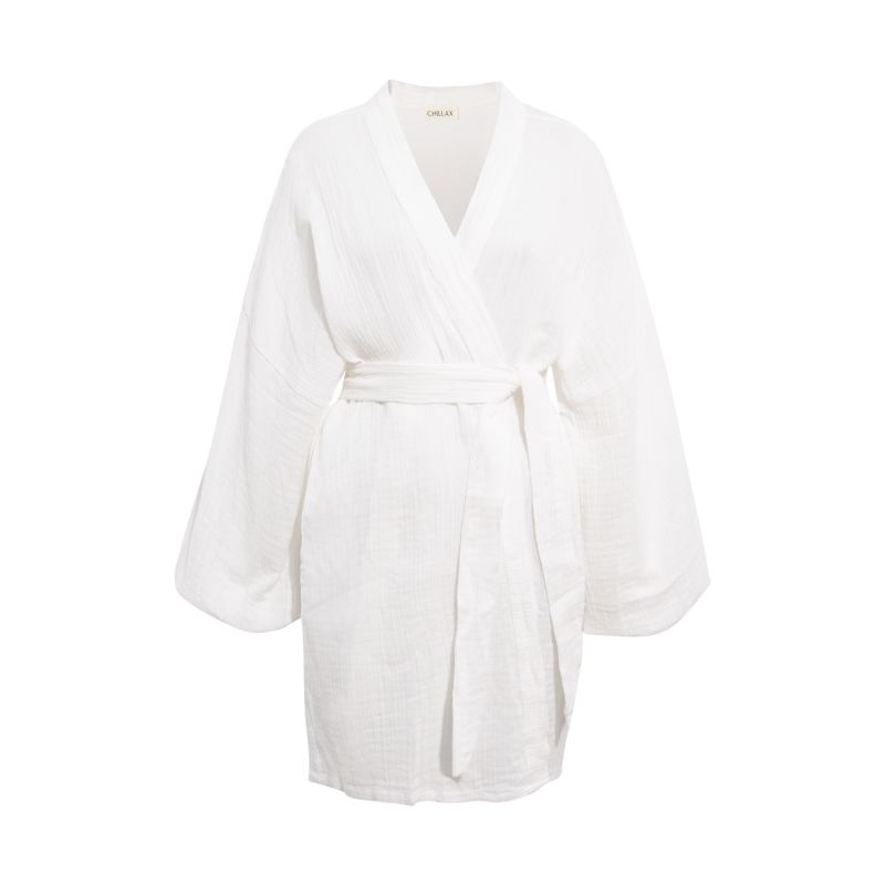 Alice Cotton White Kimono Robe image
