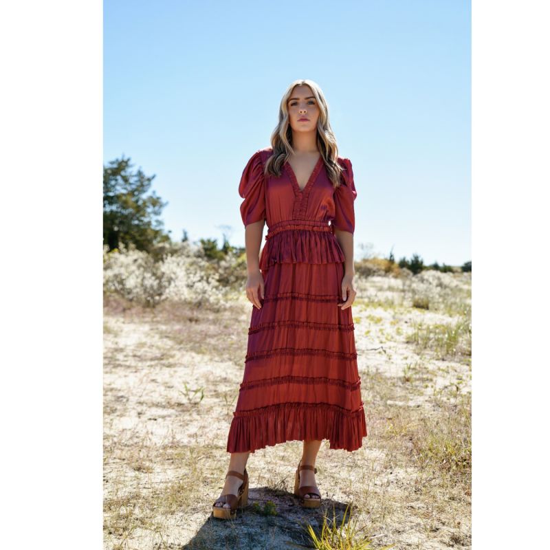 Alice Dress In Red | Jessie Zhao New York | Wolf & Badger