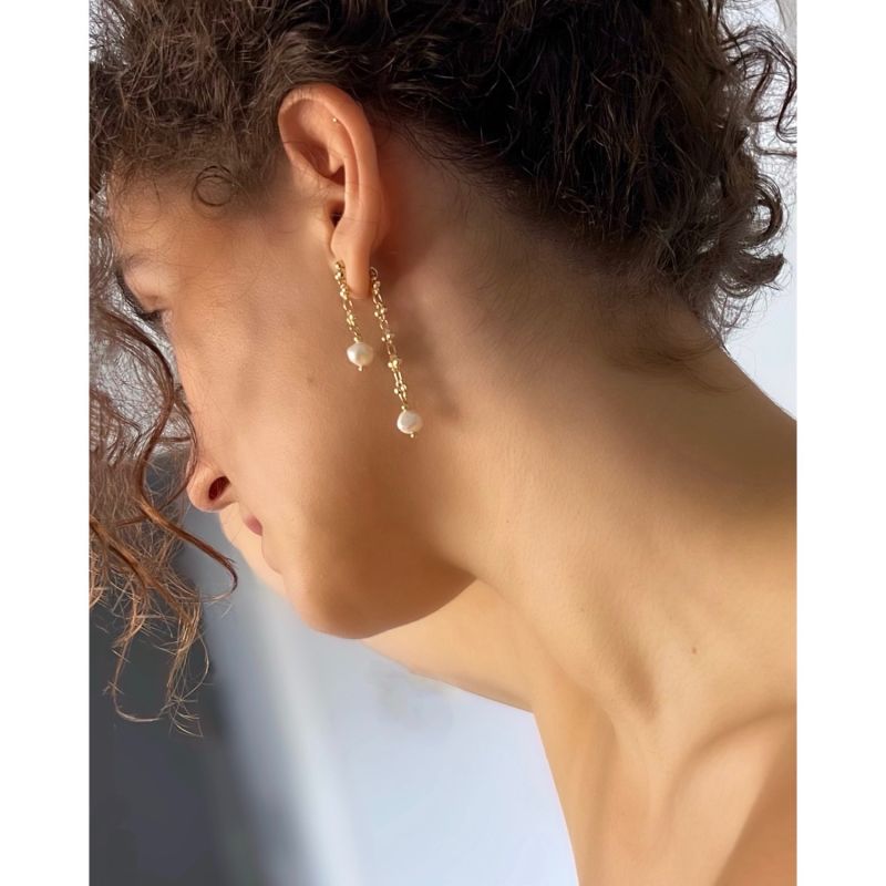 Alina Pearl Drop Earrings image