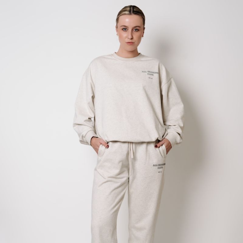 All Seasons Club Marl Grey Sweatshirt image