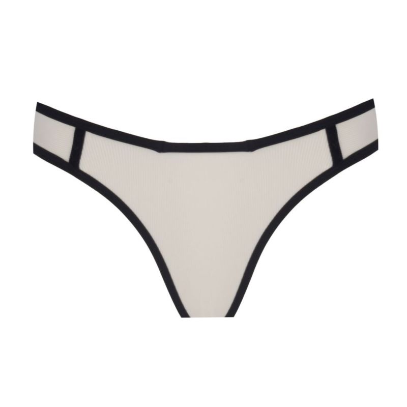 Allyors - Zipper - Bikini Bottom - White by Yorstruly