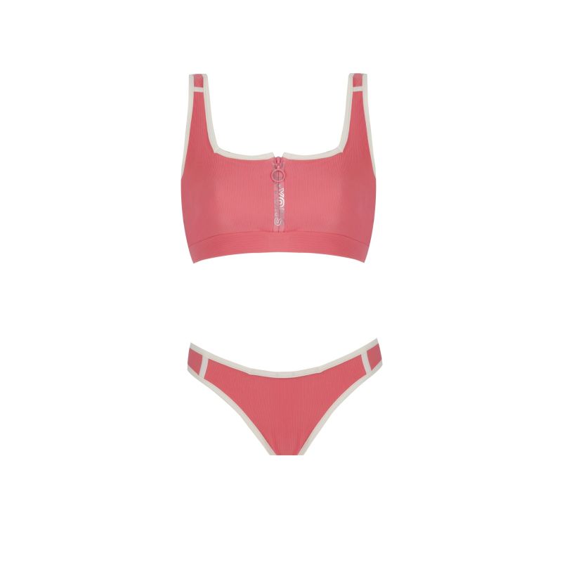 Allyors - Zipper - Bikini Top - Pink, Yorstruly