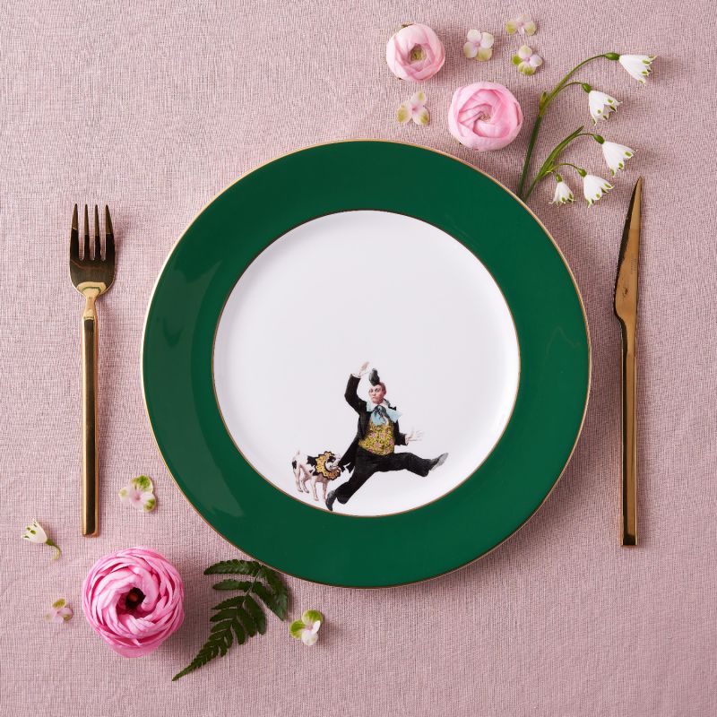 Alphonso Forest Green Dinner Plate image