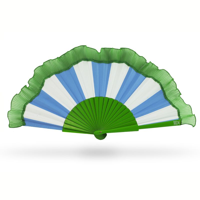 Amalfi Blue Hand Fan image