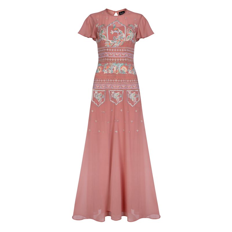 Amara Embroidered Maxi Dress image