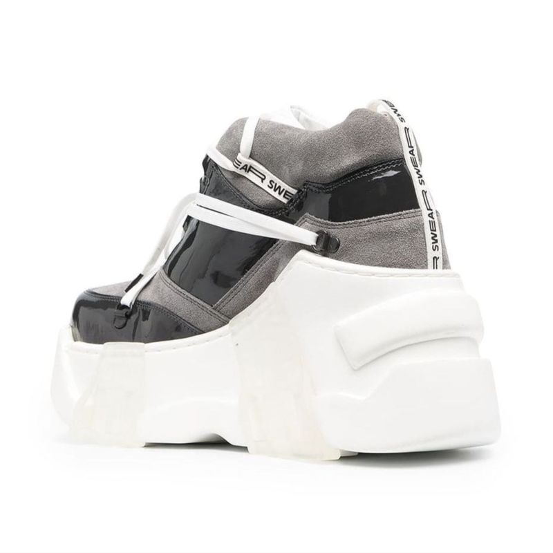 Amazon Platform Sneakers - Grey & White image