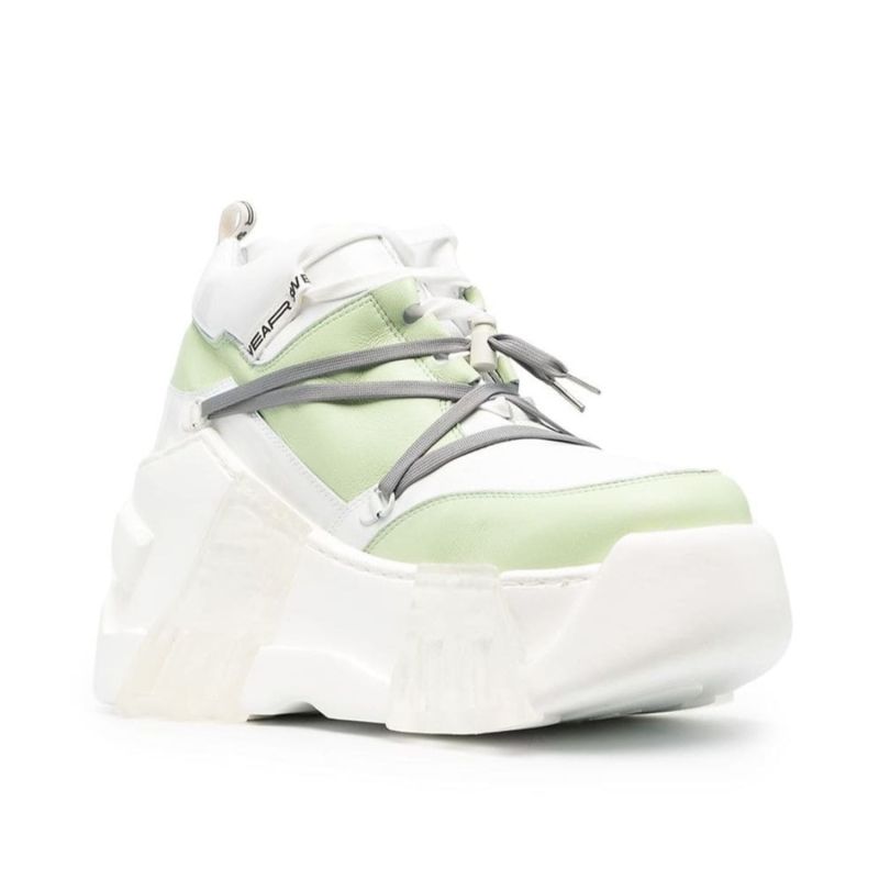 Amazon Platform Sneakers - Mint & White image