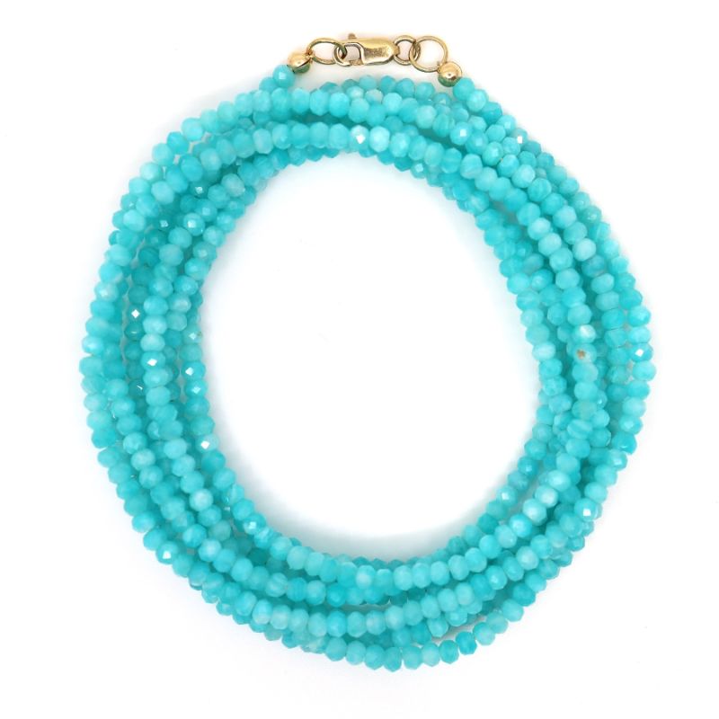 Amazonite Wrap Beaded Bracelet image