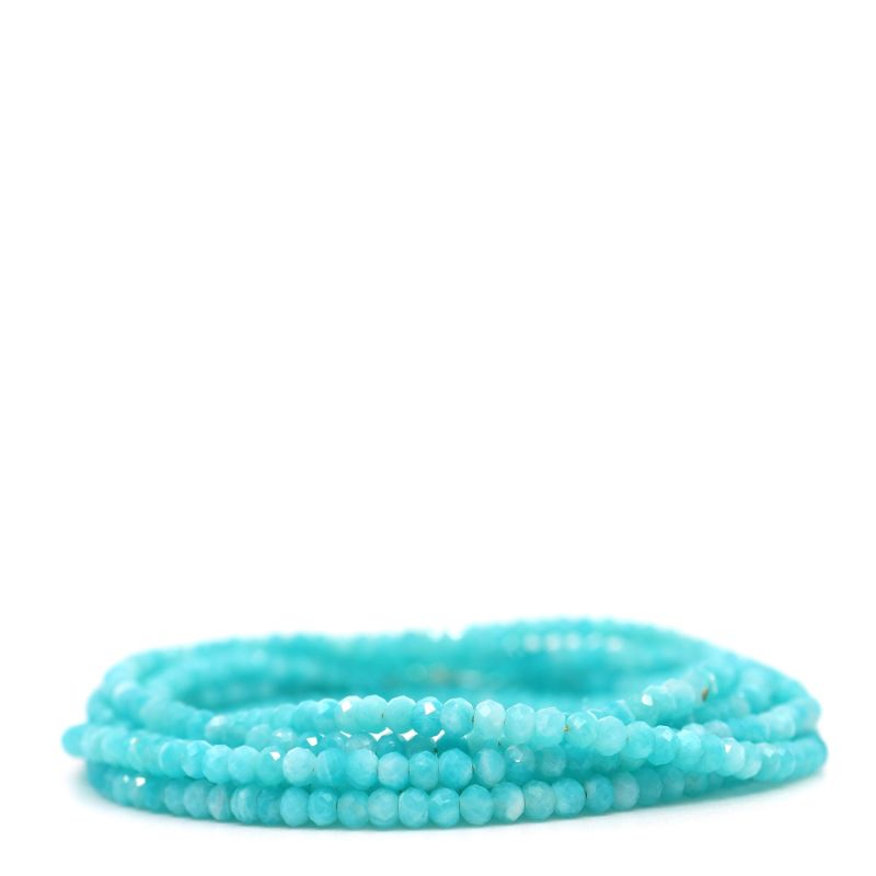 Amazonite Wrap Beaded Bracelet image