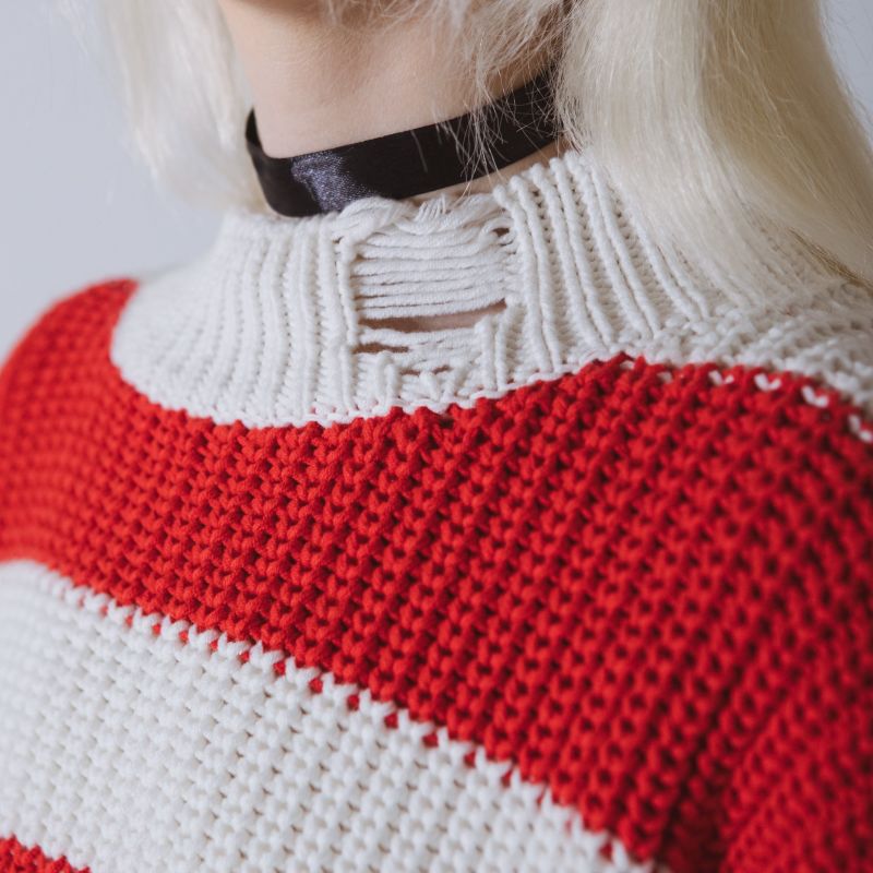 Amélie Striped Knit Sweater image