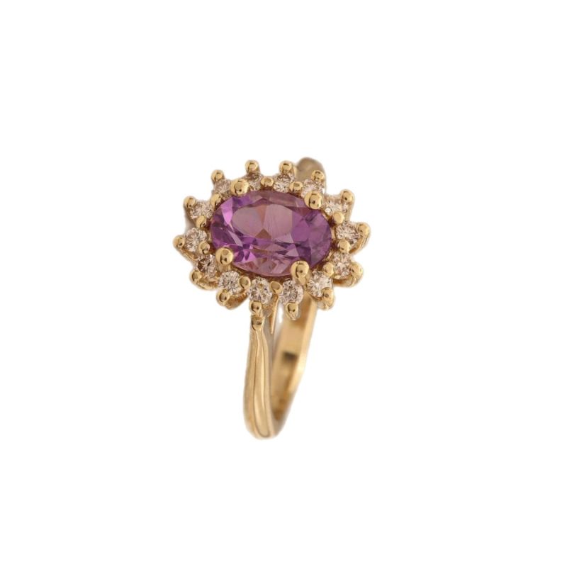 Amethyst Vintage Adjustable Ring image