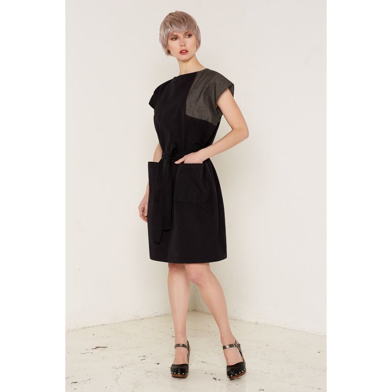 Elara Dress Black In Organic Cotton image