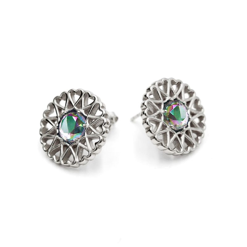 Amoare® Paris Earrings In Sterling Silver - Rhinestone image