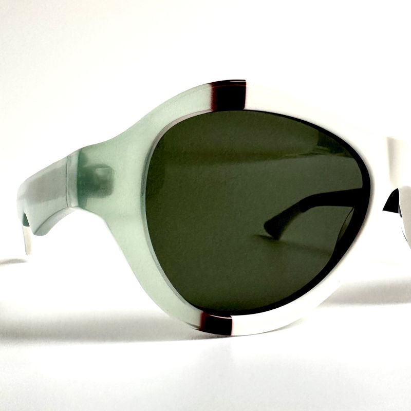 Ana - Award Winning Sunglasses In White-Mint-Red image