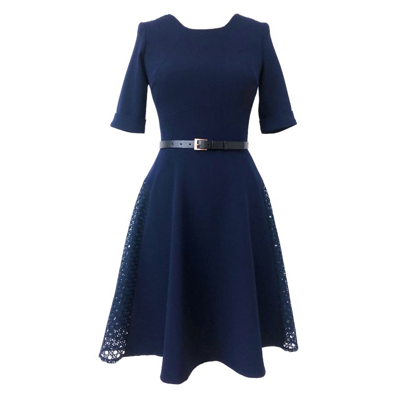 Anatolia Navy Dress With Belt image