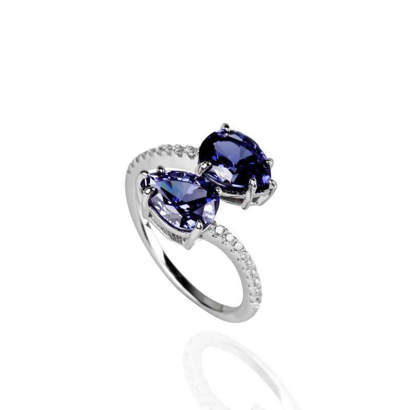 Angela Tanzanite Silver Ring image