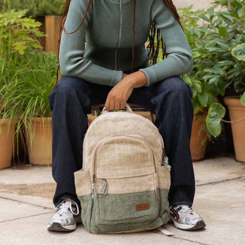 Annapurna Natural And Olive Backpack image