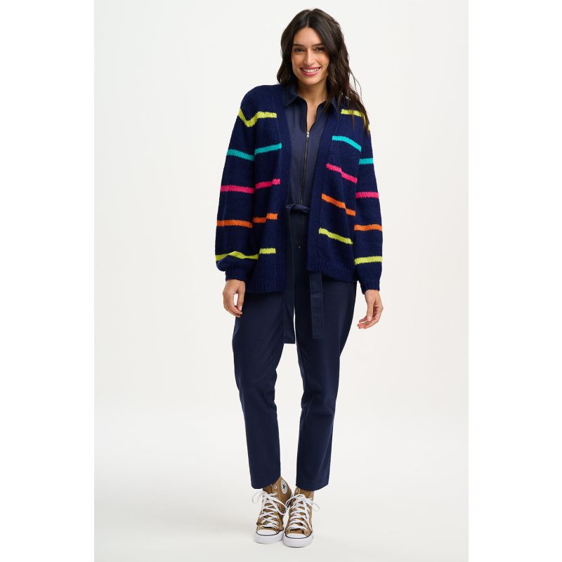 Anwen Boilersuit Navy, Rainbow Star - Blue image