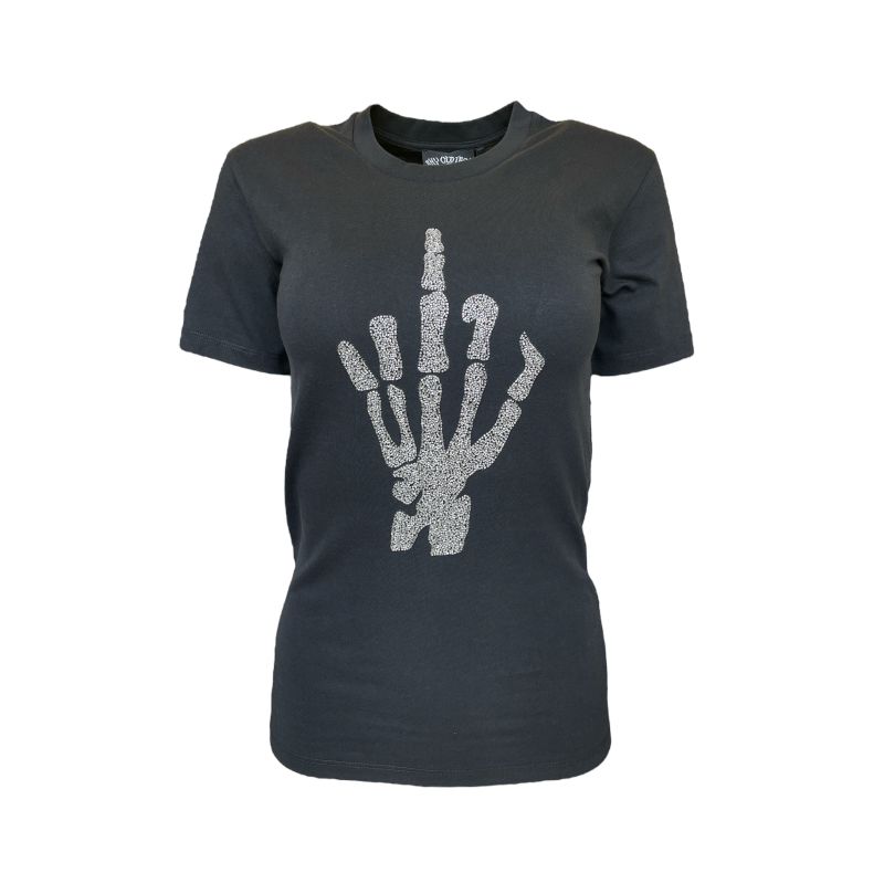 Any Old Iron Men's Skull Finger T-Shirts image
