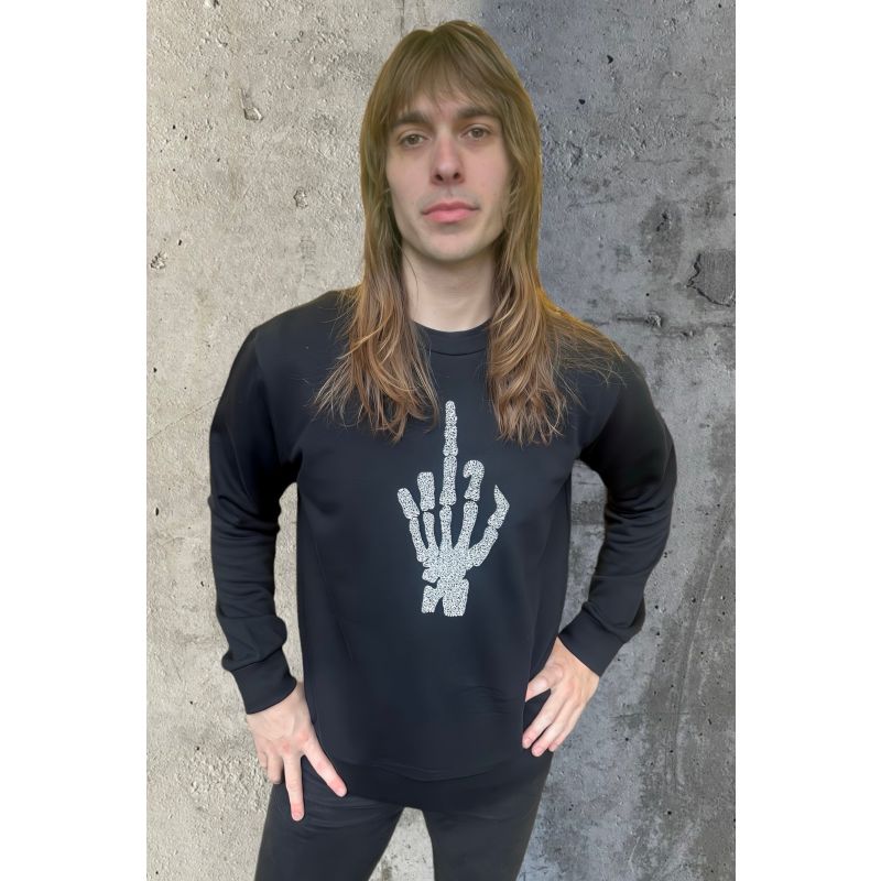 Any Old Iron Mens Skull Finger Sweatshirts image