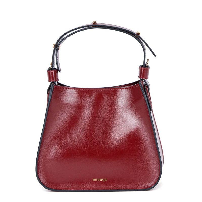 Vegan Cactus Leather Shoulder & Crossbody Bag Cherry image