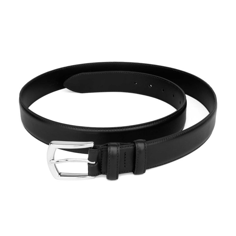 Classic Leather Belt Black - Roberto image