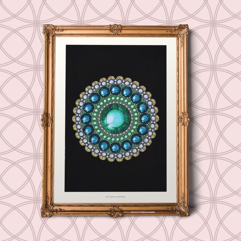 Zellandine's Brooch: Art Print image