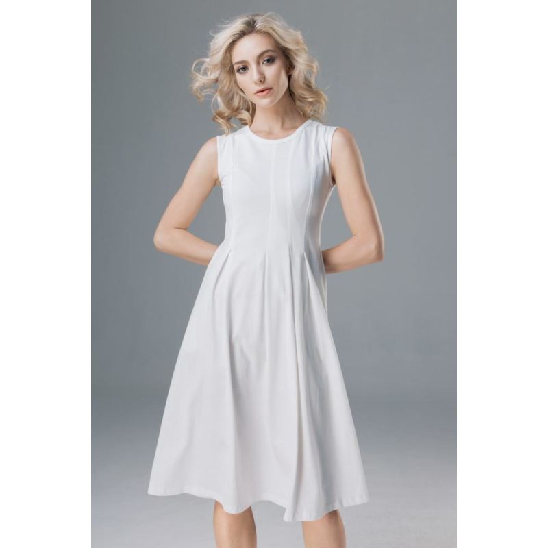 Volans Midi Dress White image