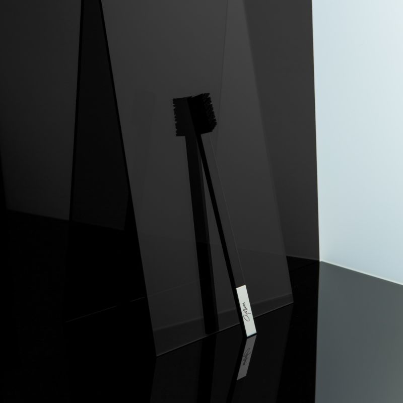 Apriori Black Silver Soft Toothbrush image