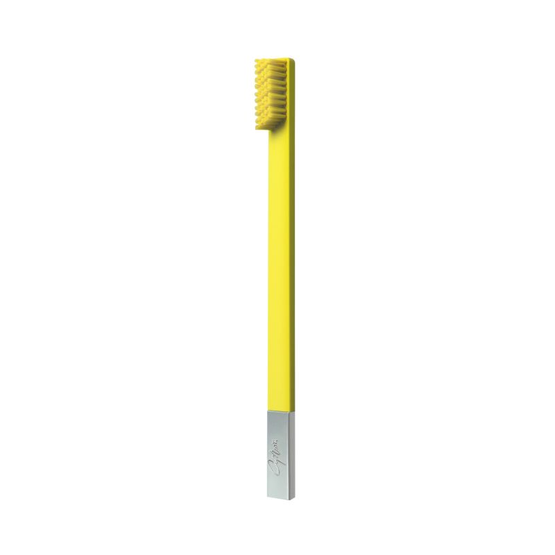 Apriori Sunflower Yellow Silver Soft Toothbrush image