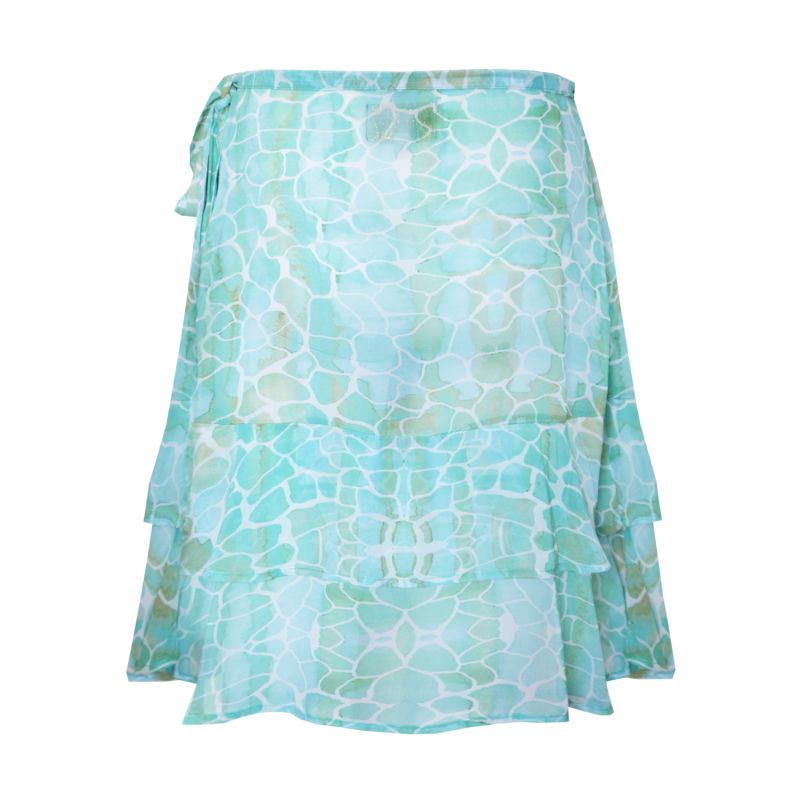 Aqua Pebbles Tahiti Skirt Cover Up image