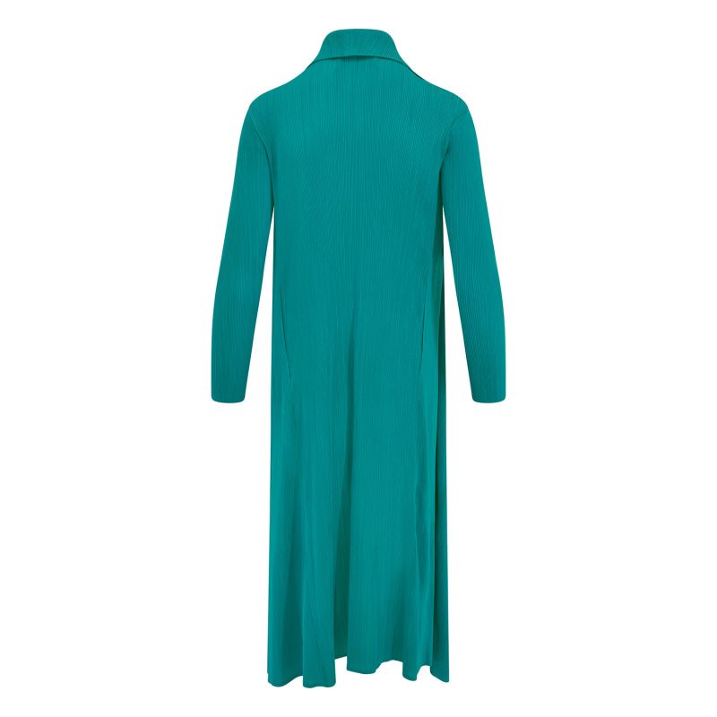 Aqua Waterfall Crinkle Coat image